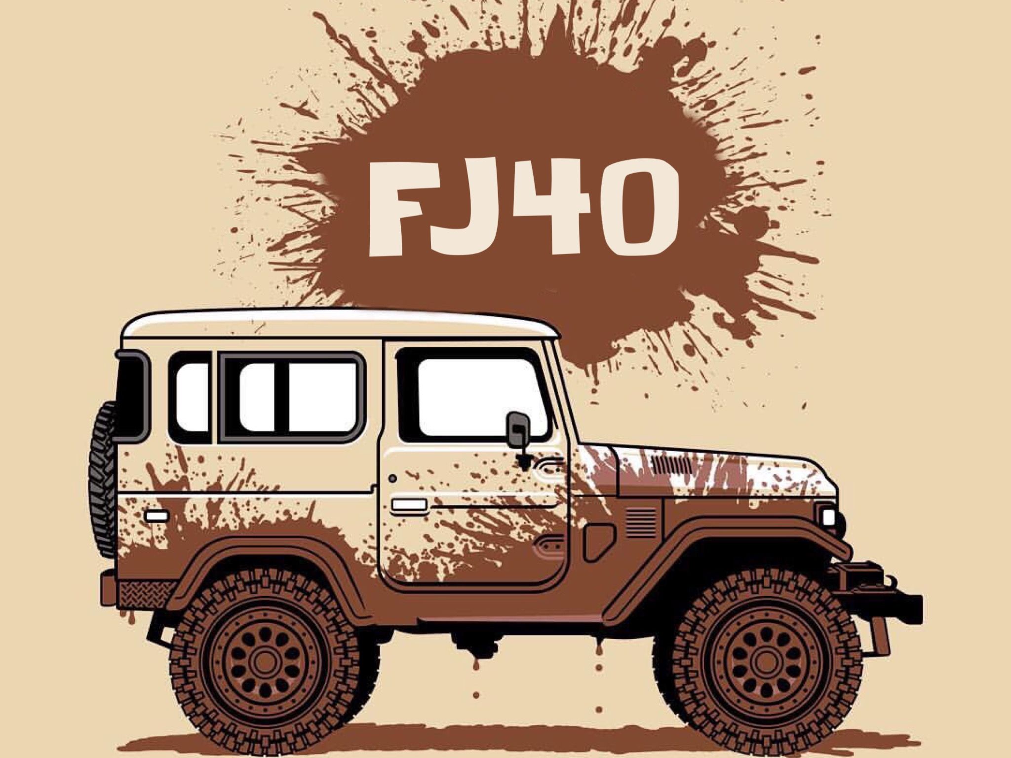 M Ibrahim On Fj40 Art Wallpaper Toyota Land Cruiser
