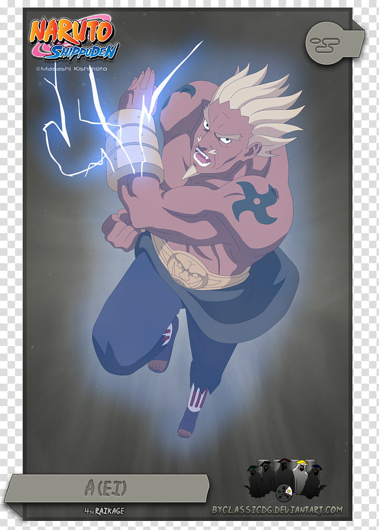 A Th Raikage Aei Of Naruto Transparent Background Png