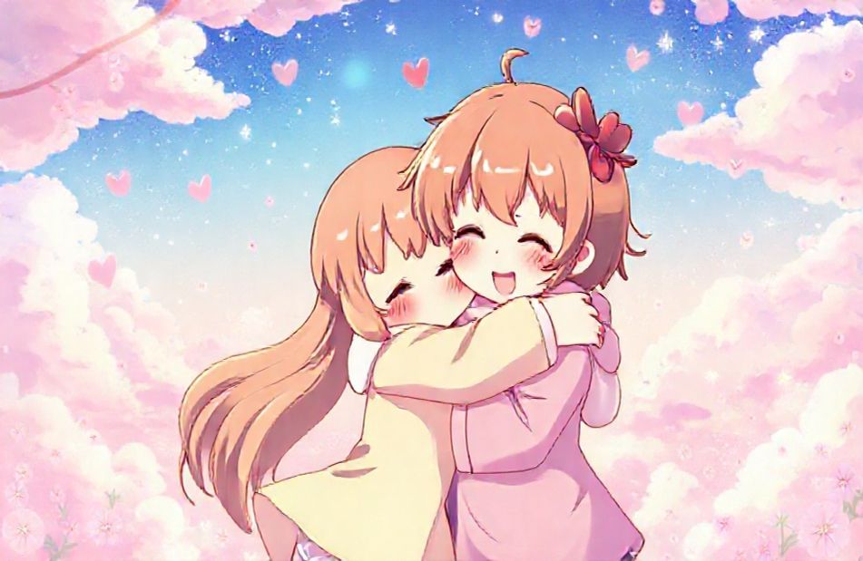 Anime Hug Wallpaper