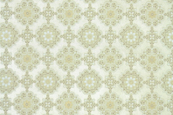 S Vintage Wallpaper Yellow And White By Hannahstreasures
