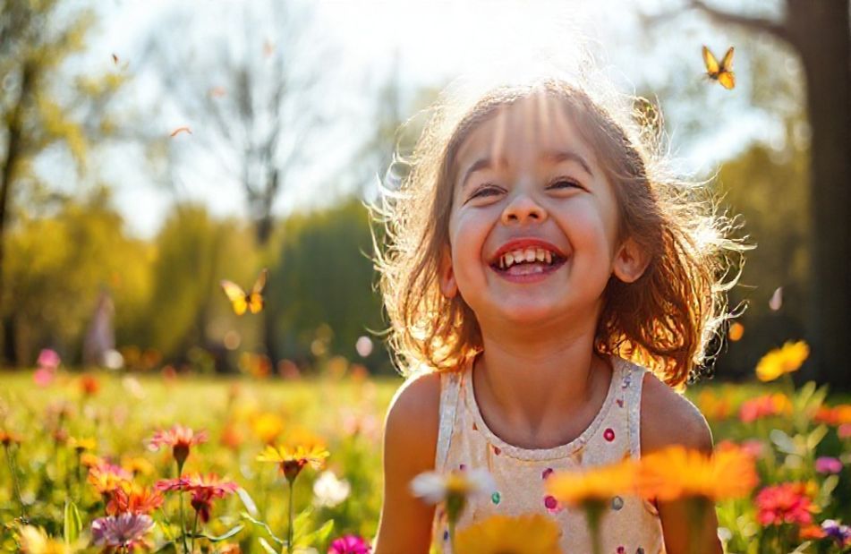 Happy Girl Wallpaper