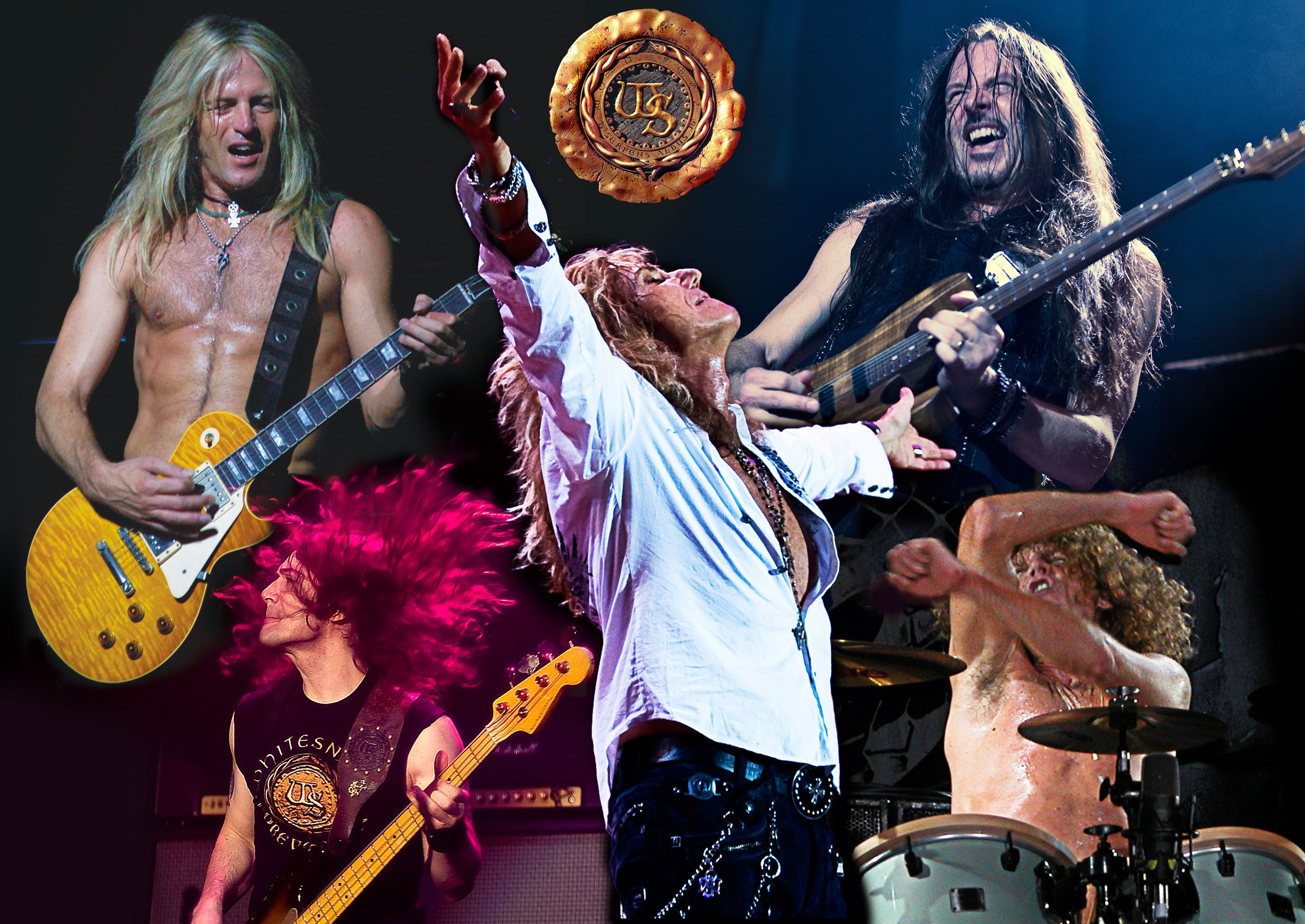 WHITESNAKE hair metal heavy hard rock poster concert