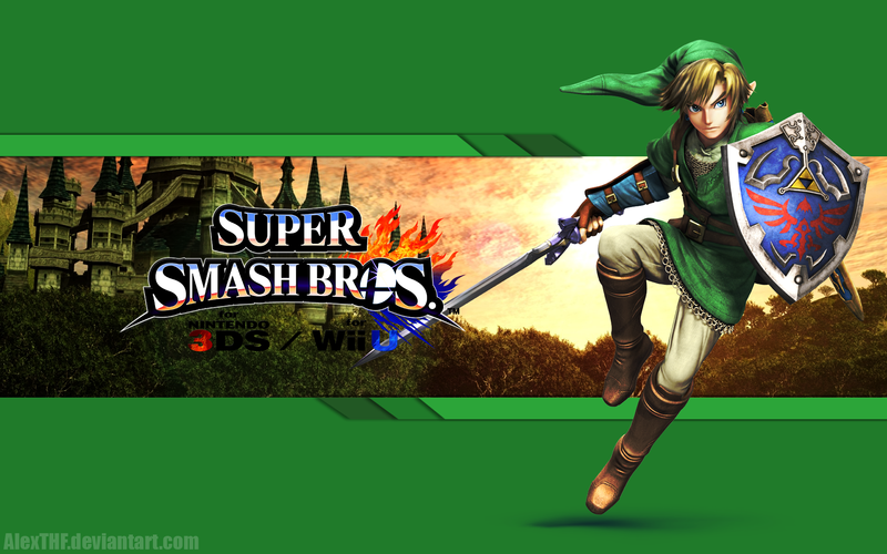 Link Wallpaper Super Smash Bros Wii U 3ds By Alexthf