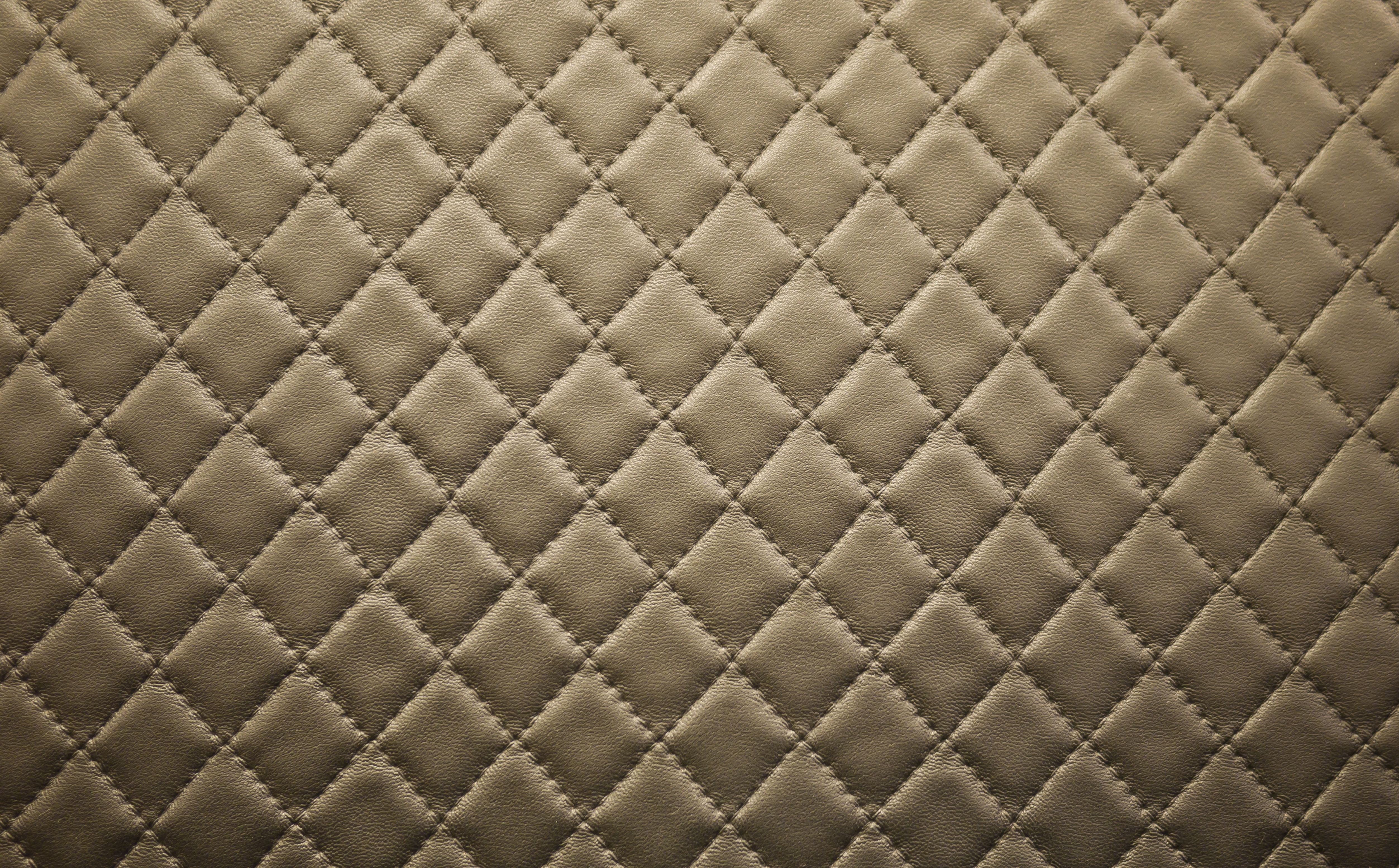 Leather Background Texture Quilted Piercing Thread Wallpaper