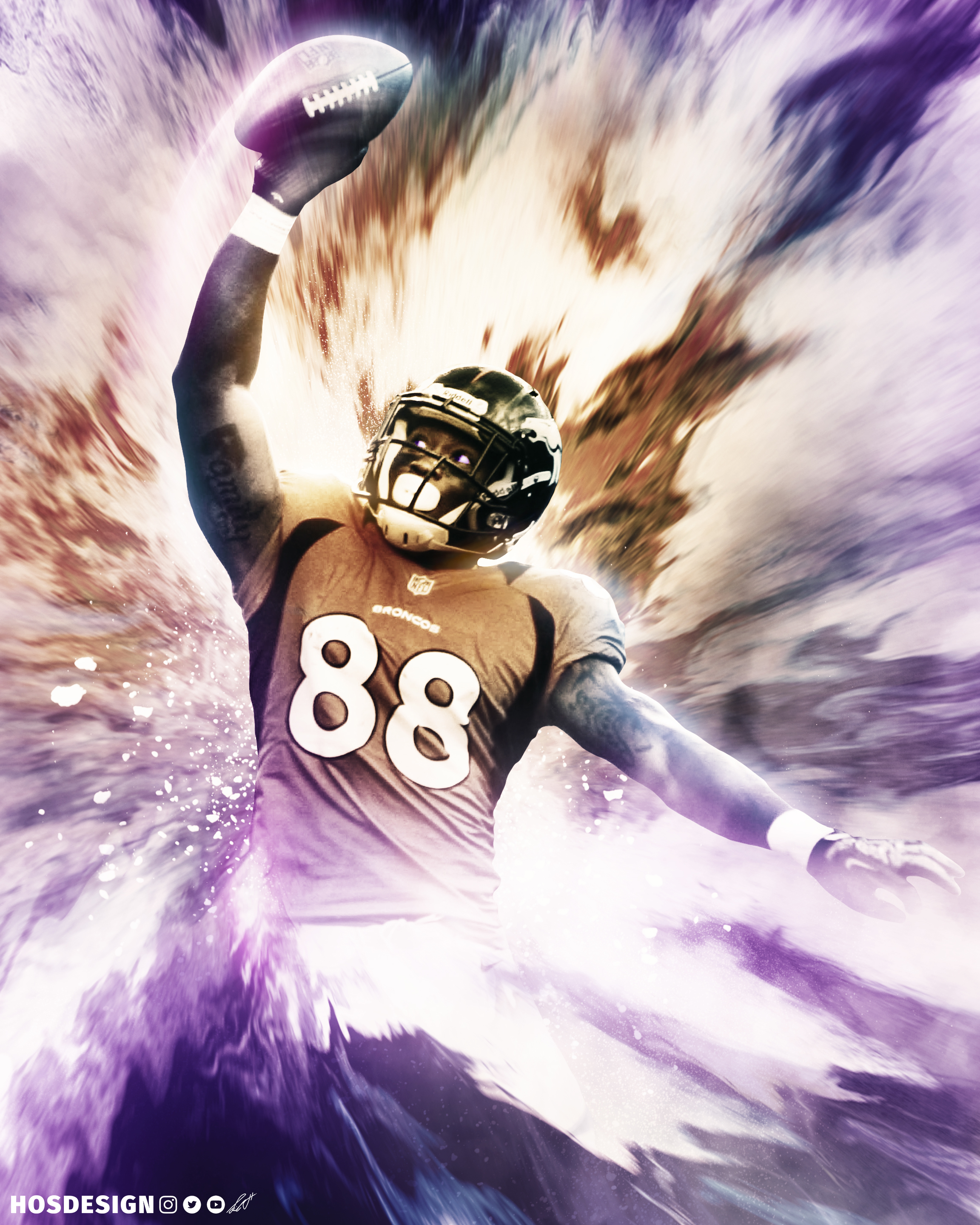 Sid Hos Hosdesign Demaryius Thomas All The Way Up