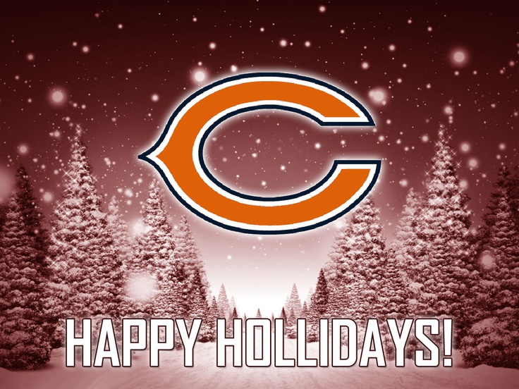 Chicago Bears Happy Holidays Cubs And Bama Pinte