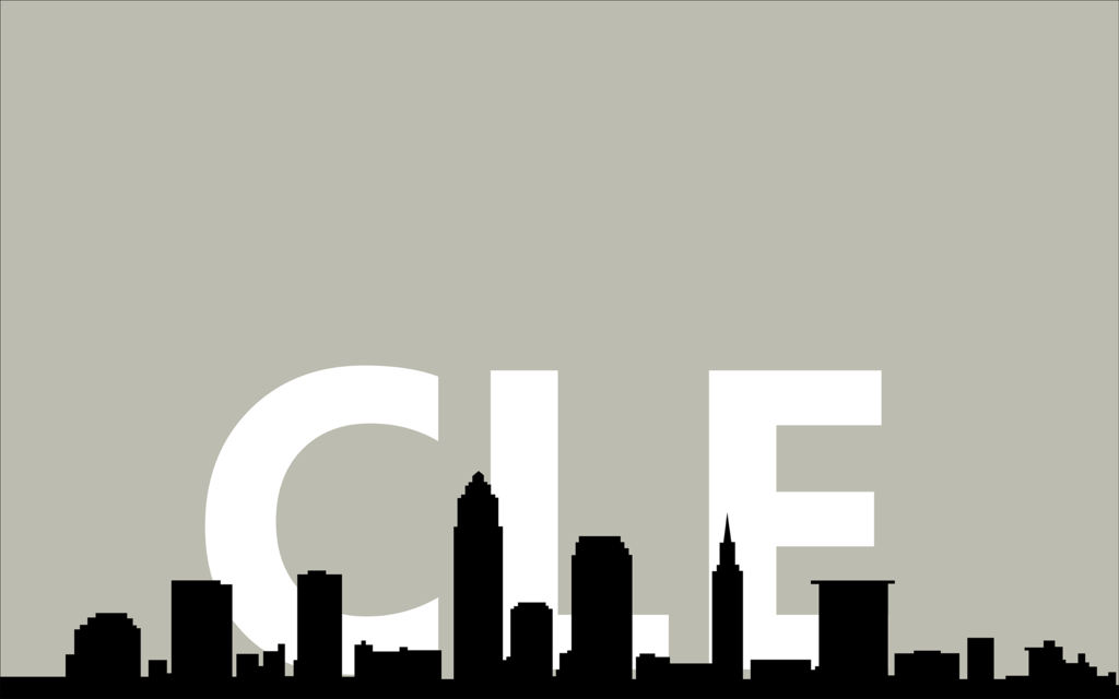 Cleveland Skyline Wallpaper Low Cle By