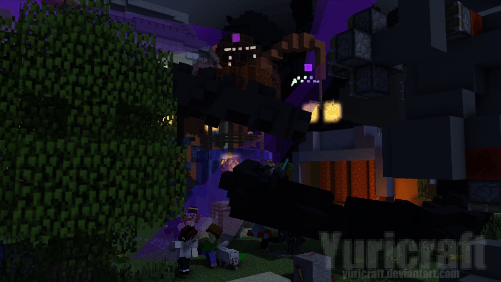 Minecraft Wither Storm Wallpaper On