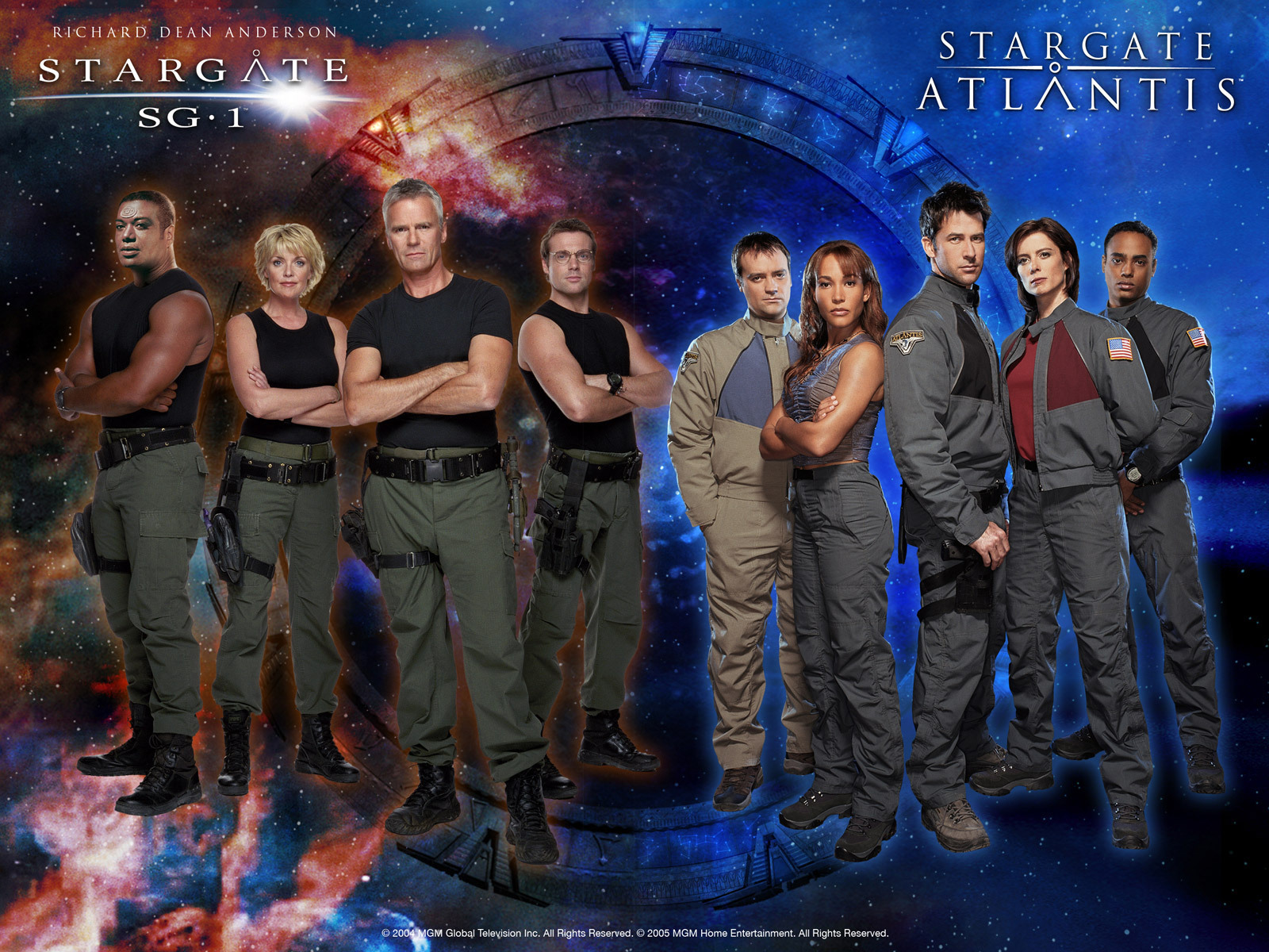 Sg1 Atlantis Stargate Wallpaper