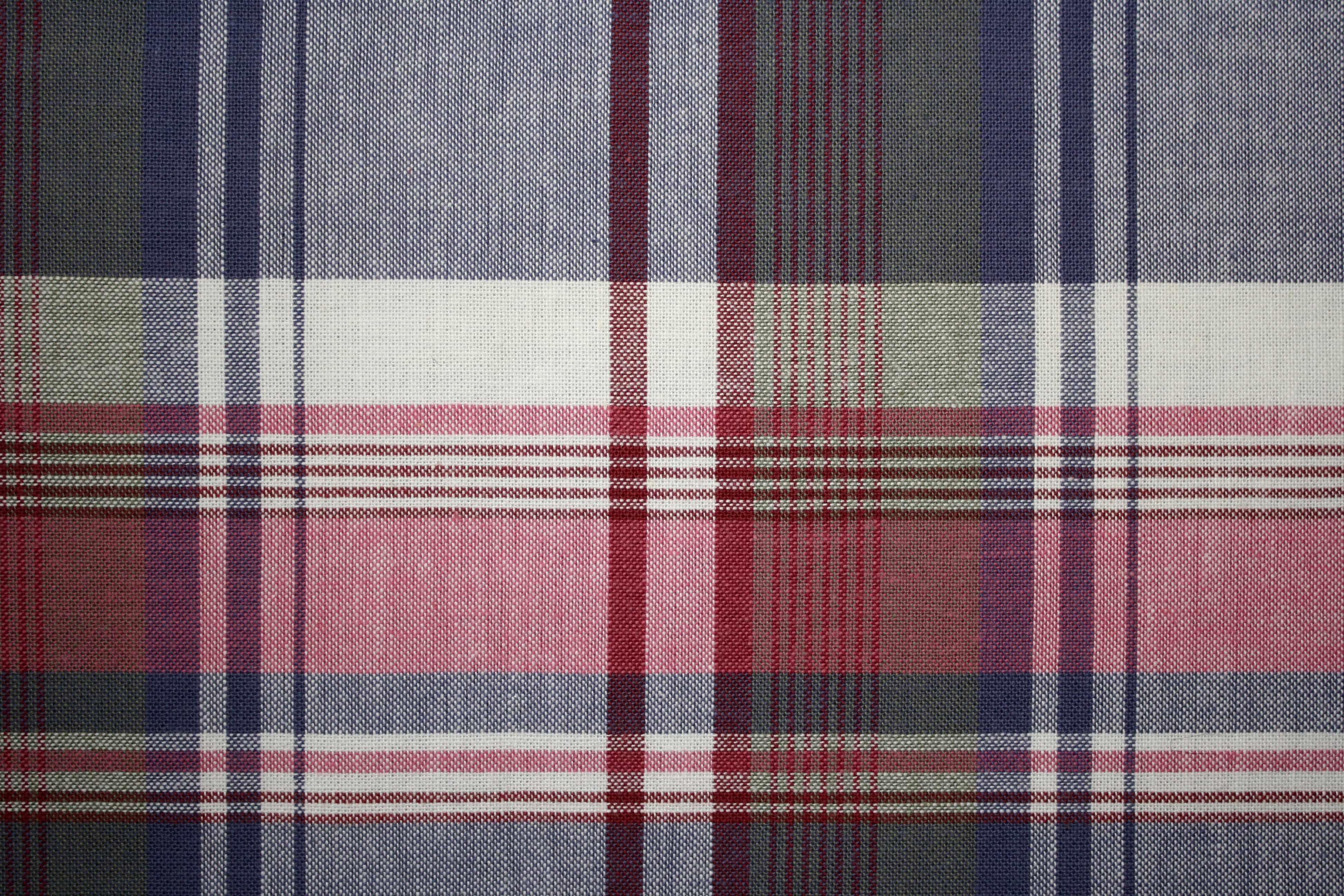 Plaid Fabric Texture Wallpaper