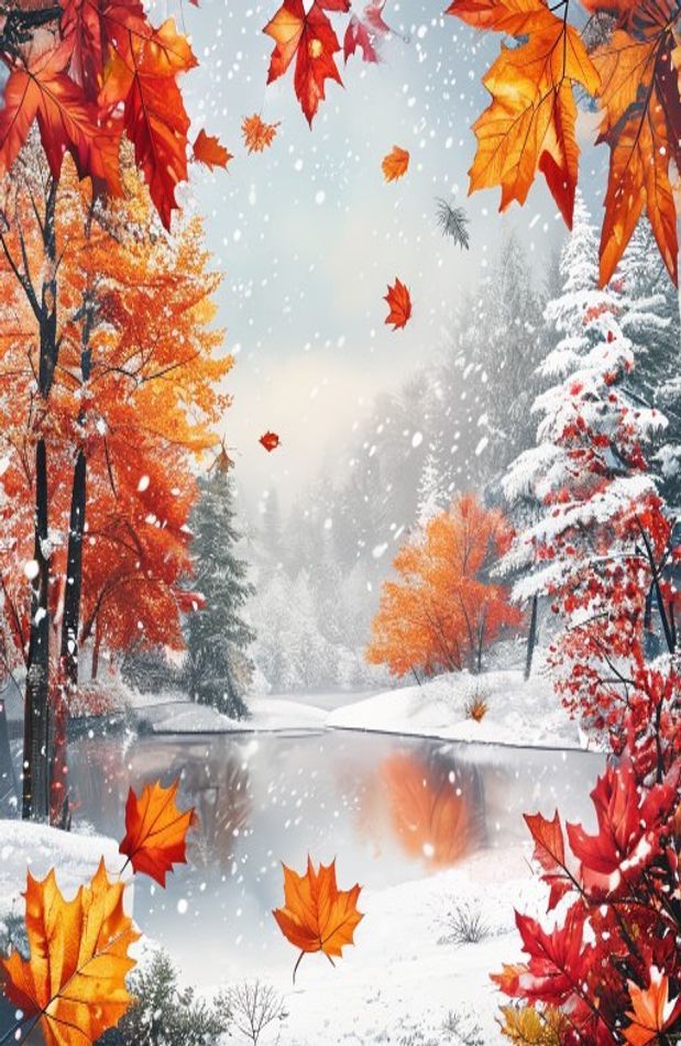 Fall Winter Background Wallpaper