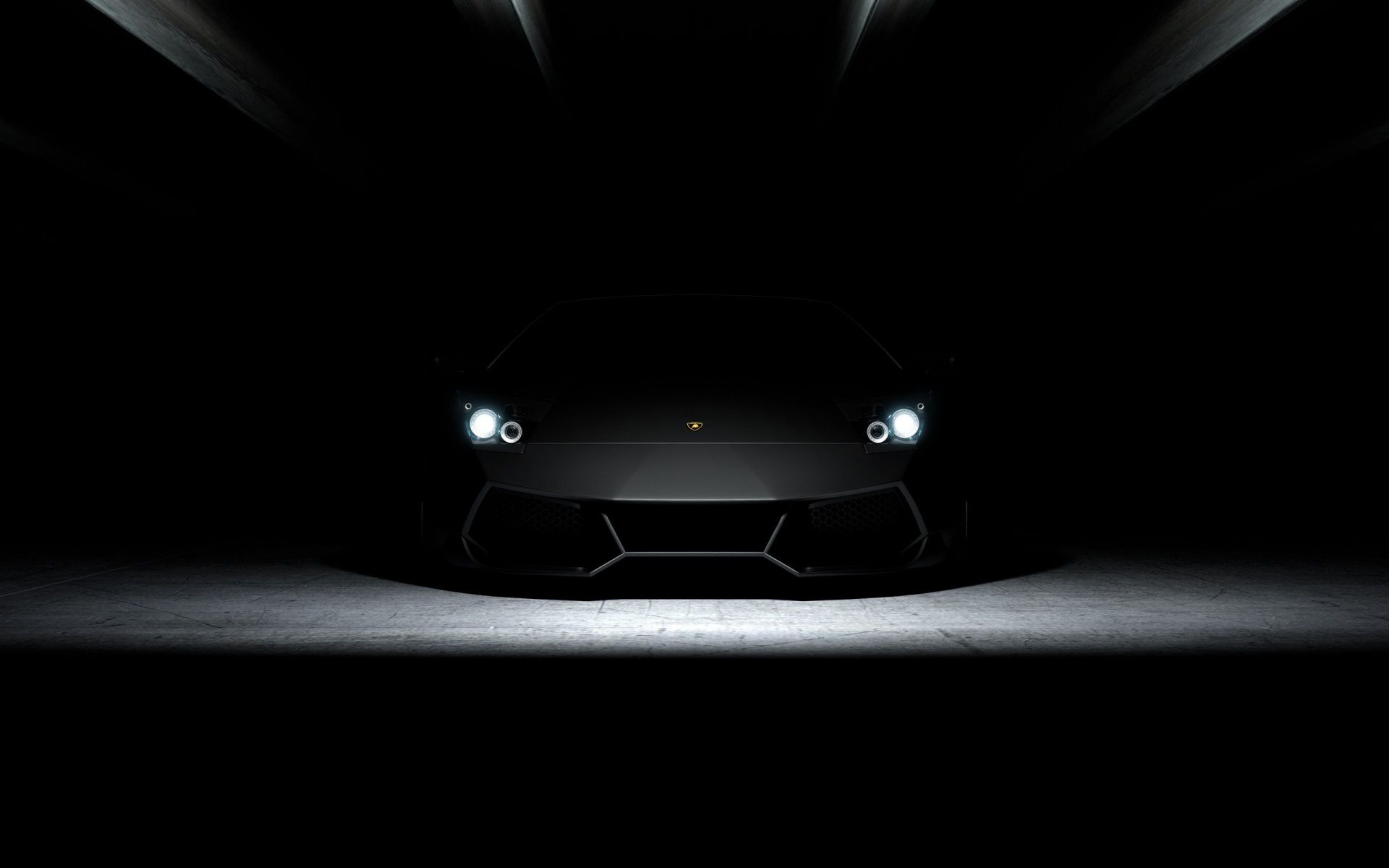 Black Car Lamborghini Supercar Wallpaper Background