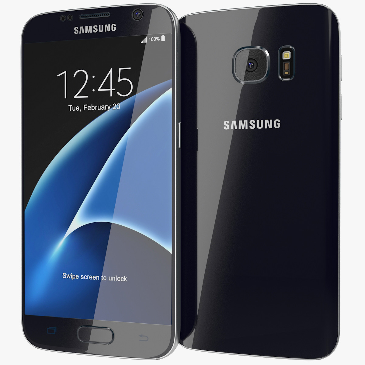 3d Realistic Samsung Galaxy S7 Model