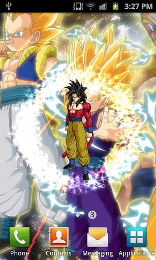 Dragon Ball Z Super Saiyan Is A Live Wallpaper For Goku And