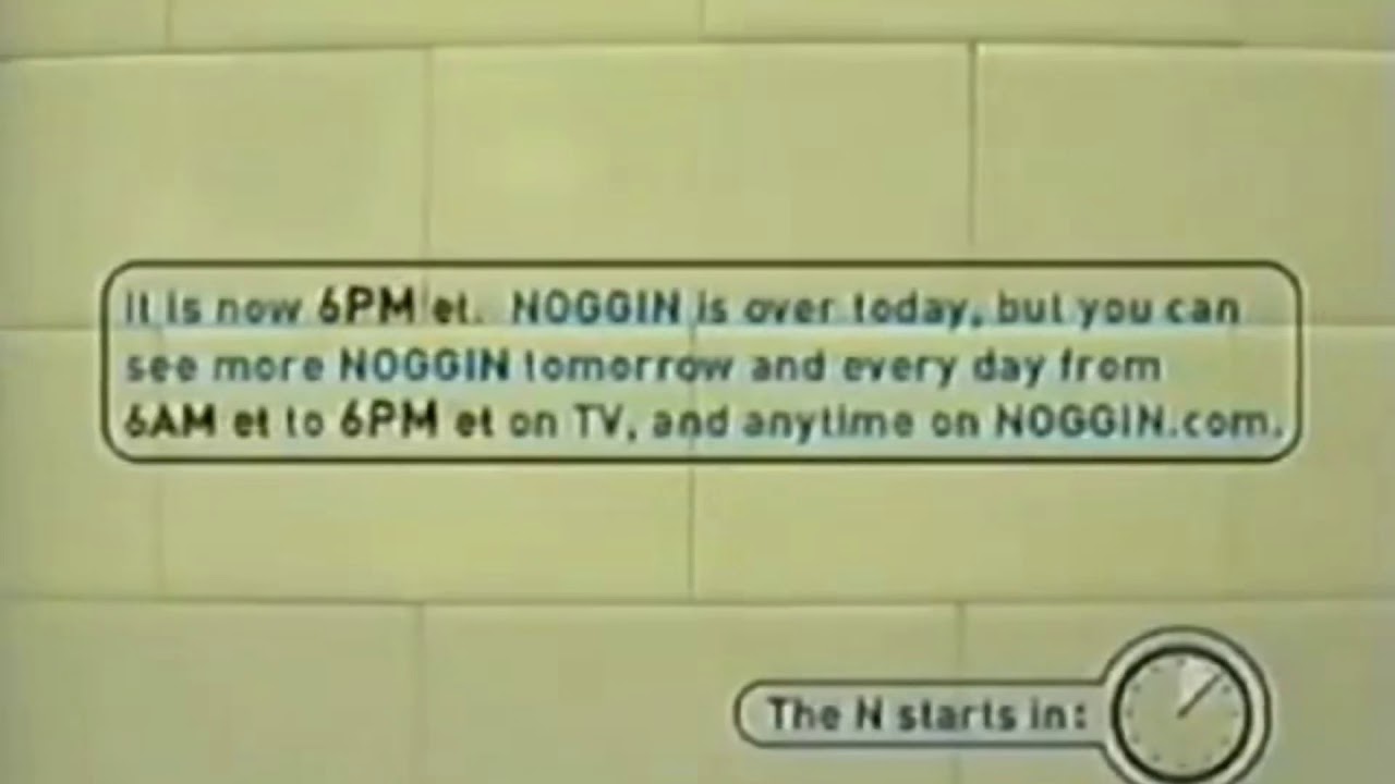 Noggin Countdown Clock White Wall Background Inplete