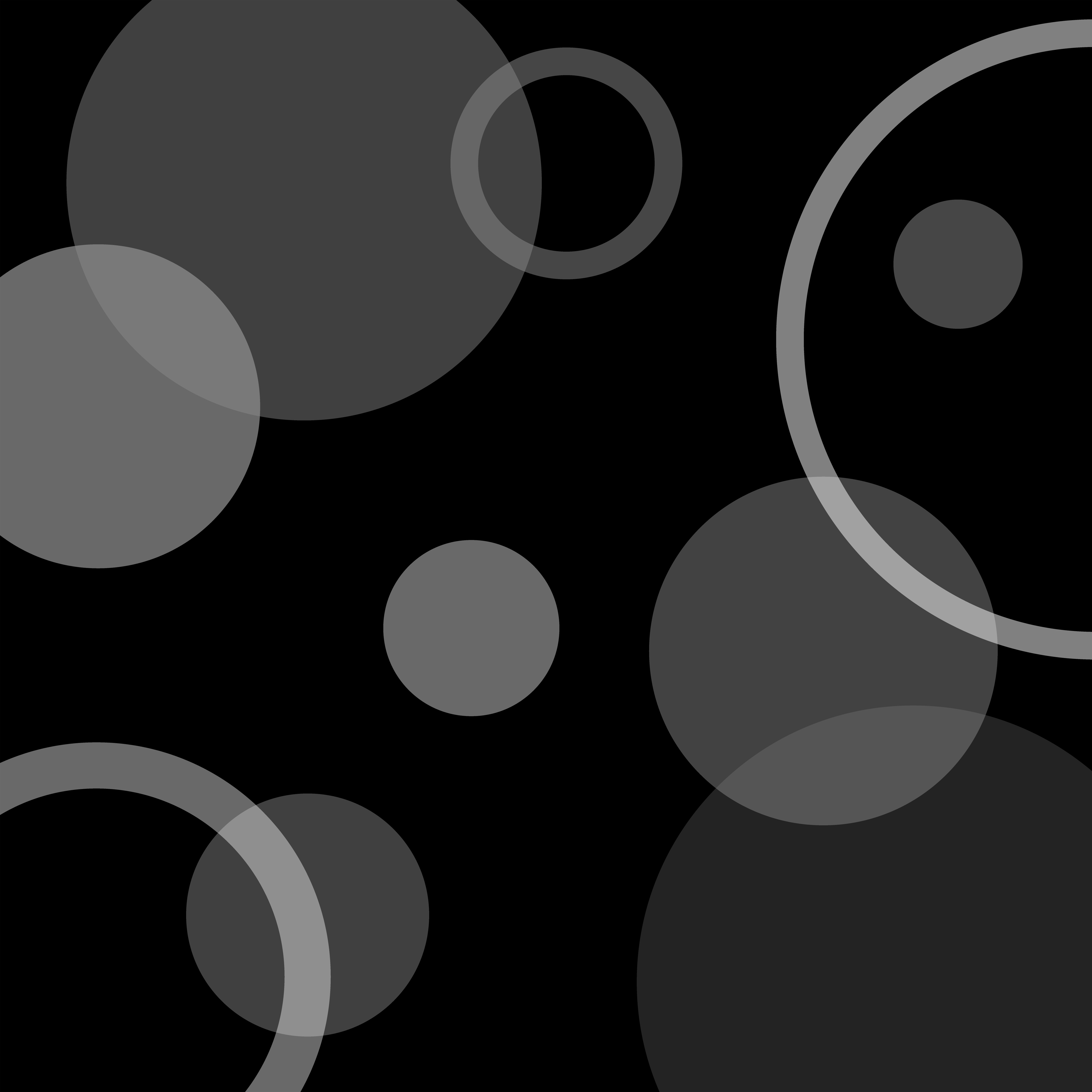 Black and White Circles Background   Free Clip Art