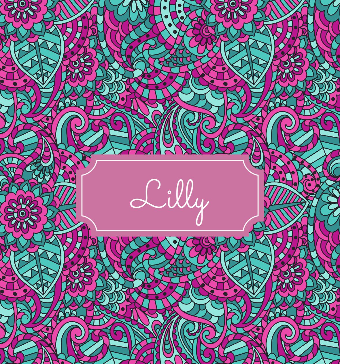 Lilly Name Background Prints Wallpaper Cute Backrounds