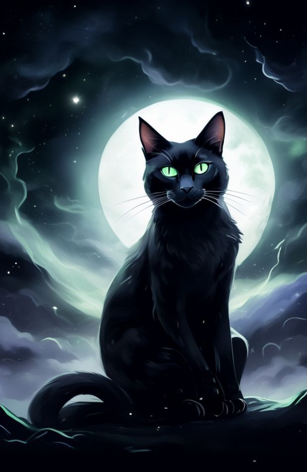 Black Cat Wallpaper For Computer