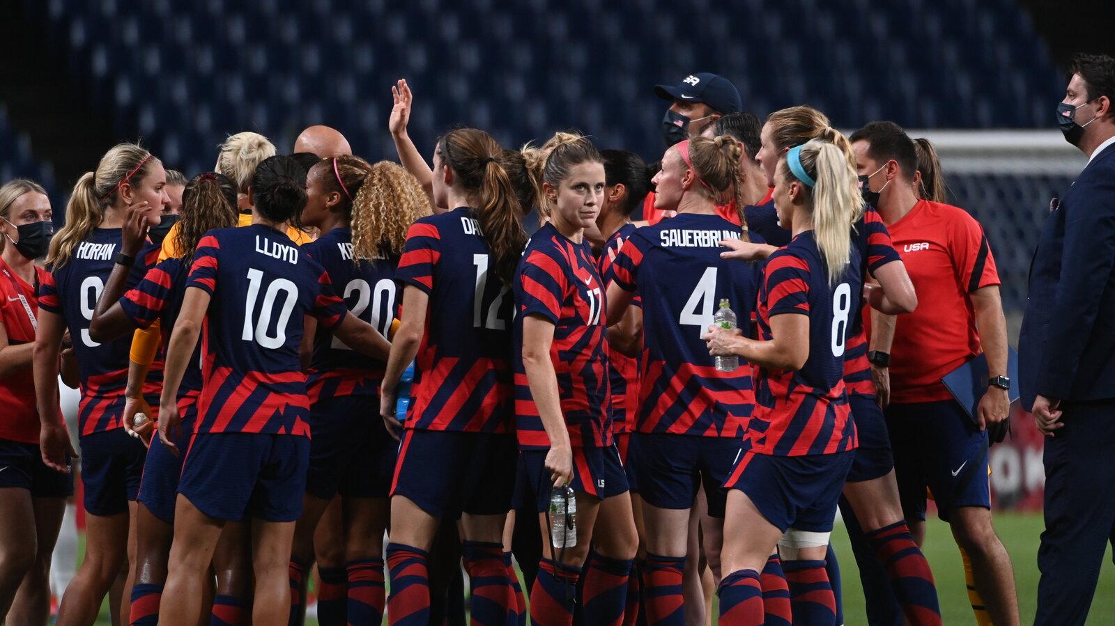 U S Women Soccer Team Faces Herlands In Olympic