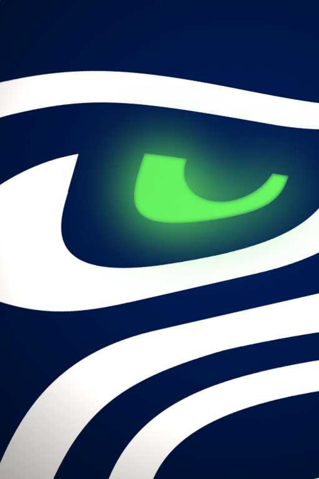 Seattle Seahawks Eye Wallpaper for iPhone 4
