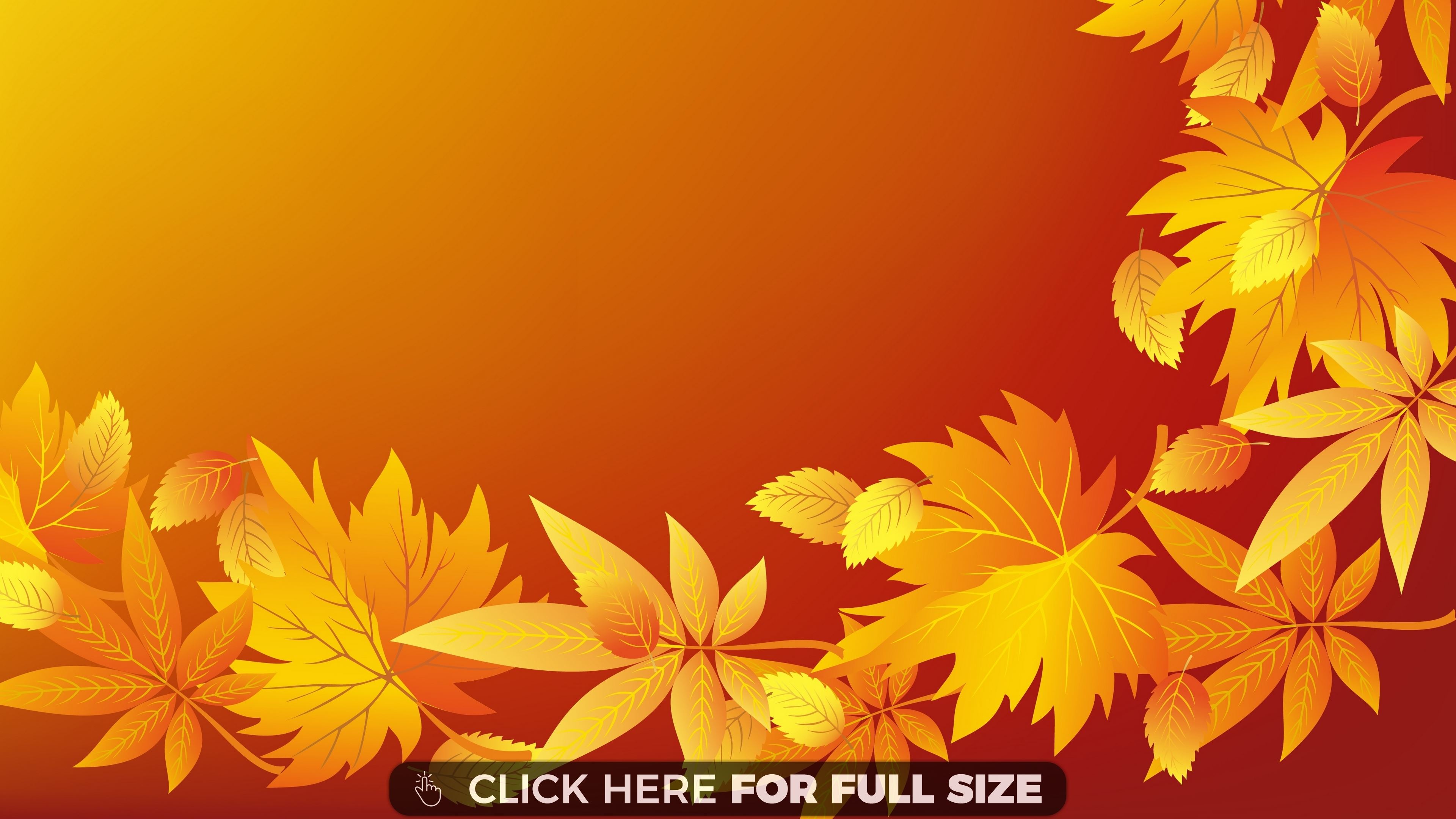 Autumn Leaves Background 4k Wallpaper