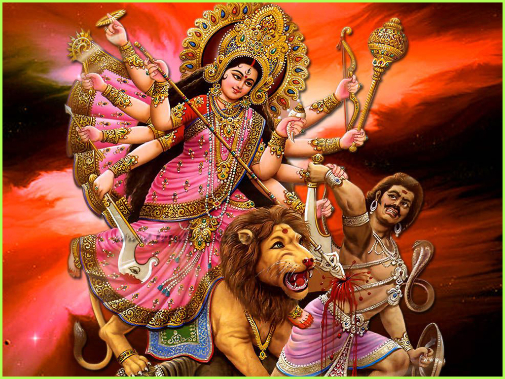 Hd Durga Maa And Ambe Image High Definition Wallpaper