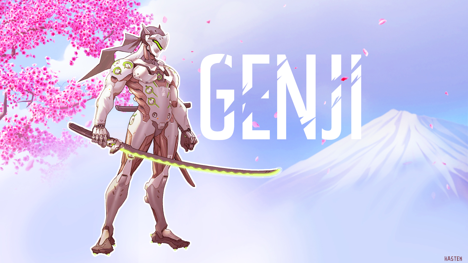 Overwatch   Genji 1920x1080 HQ Backgrounds HD wallpapers Gallery