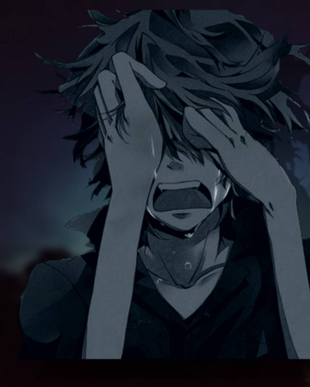 Anime Boy Dark Wallpaper