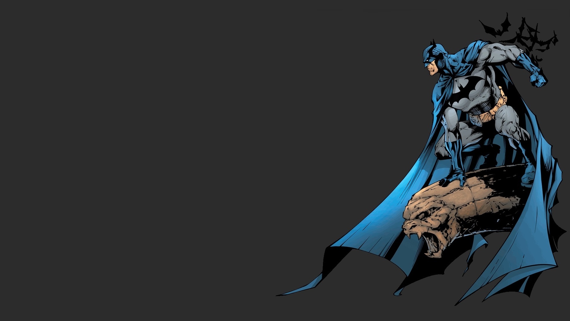 Ic Book Superhero Batman Bats Gargoyle