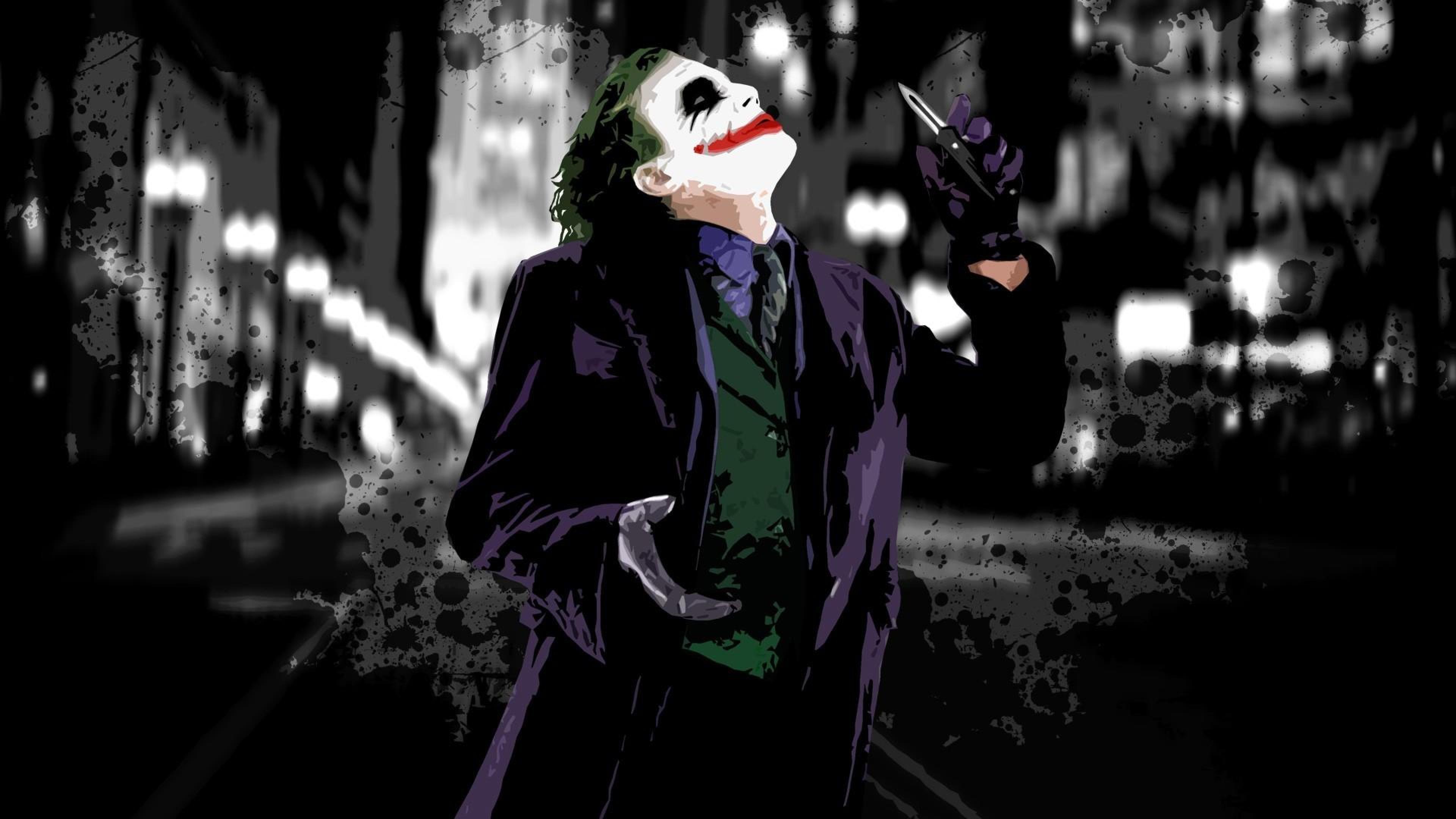 Dark Knight Joker Wallpaper Widescreen HD Resolution