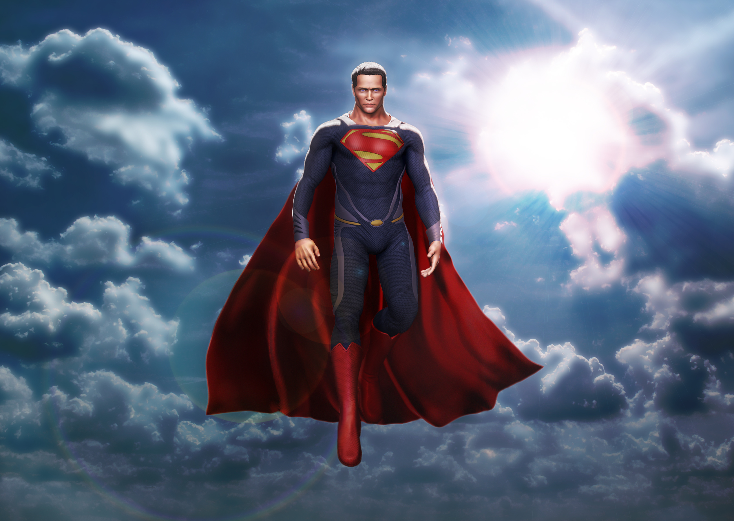 Man Of Steel Superman Superhero Ic Ics Wallpaper