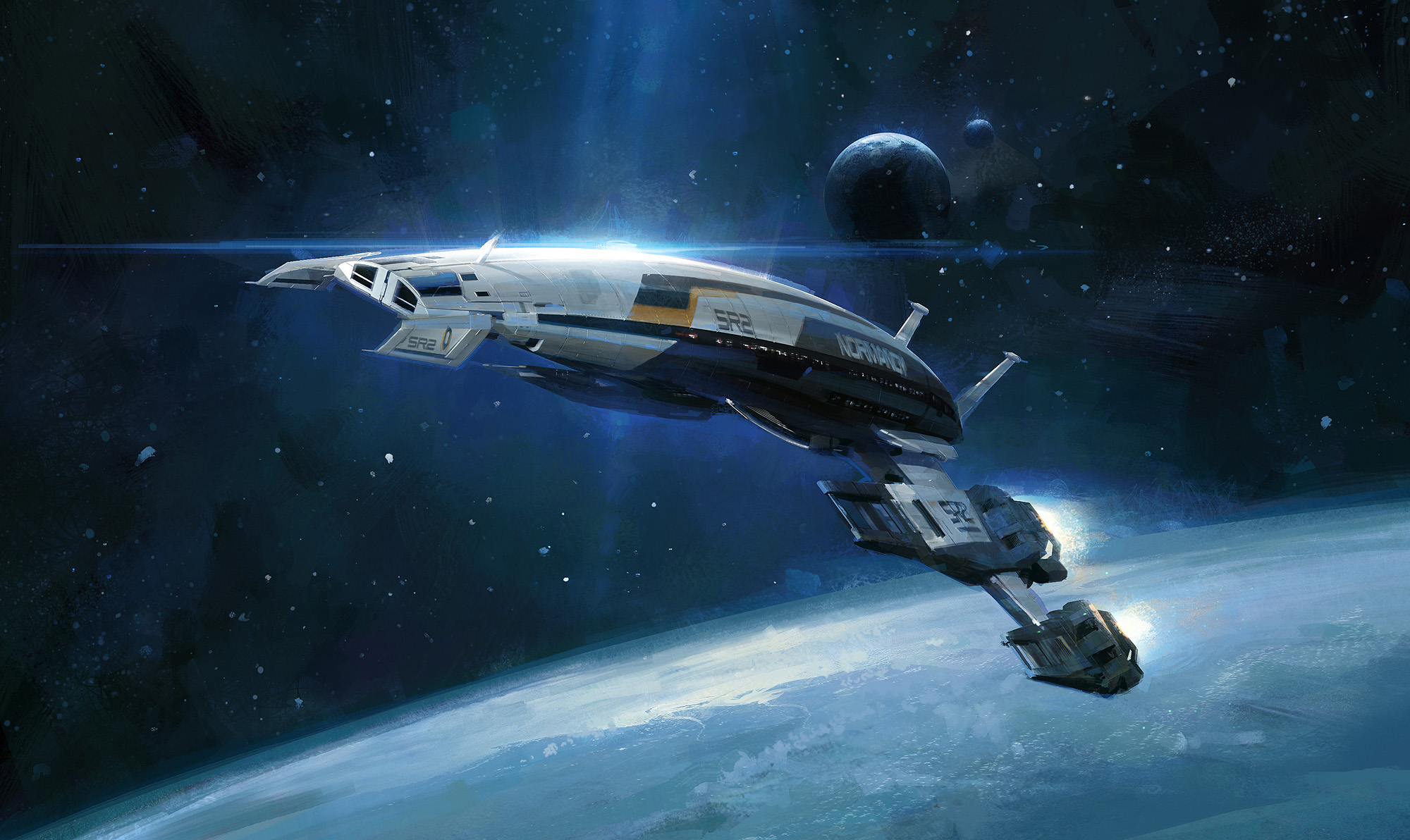 Video Games Wallpaper Outer Space Normandy