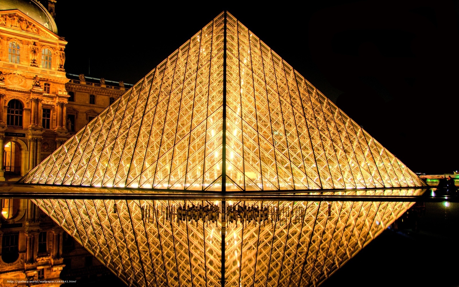 Wallpaper Louvre Paris Museum Desktop
