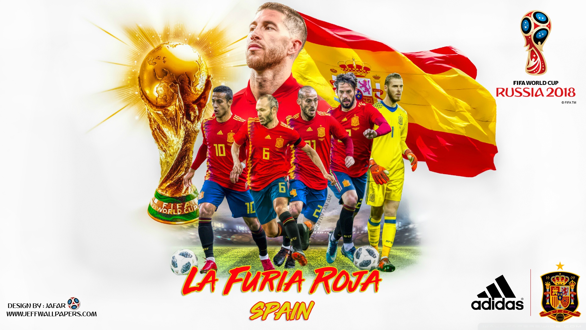 SPAIN WORLD CUP 2018 4K HD Desktop Wallpaper for 4K Ultra HD TV