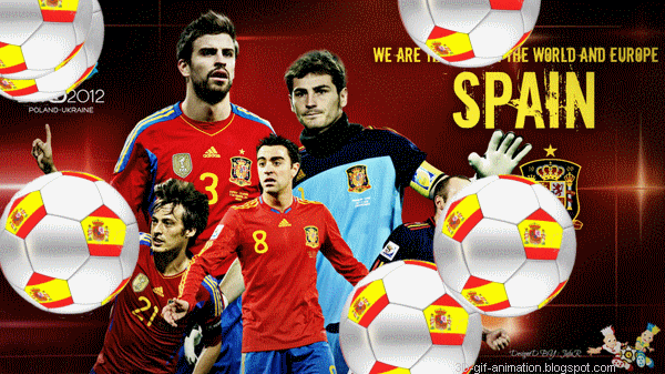  soccer football euro Espania Spain animation gifs wallpaper background