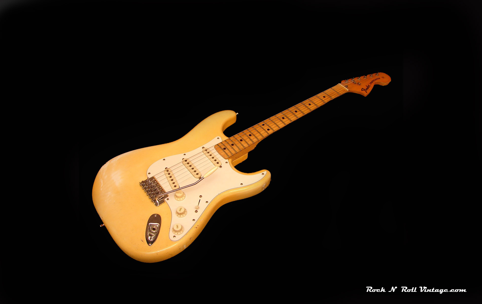 Vintage Fender Guitar Wallpaper Oly White Strat
