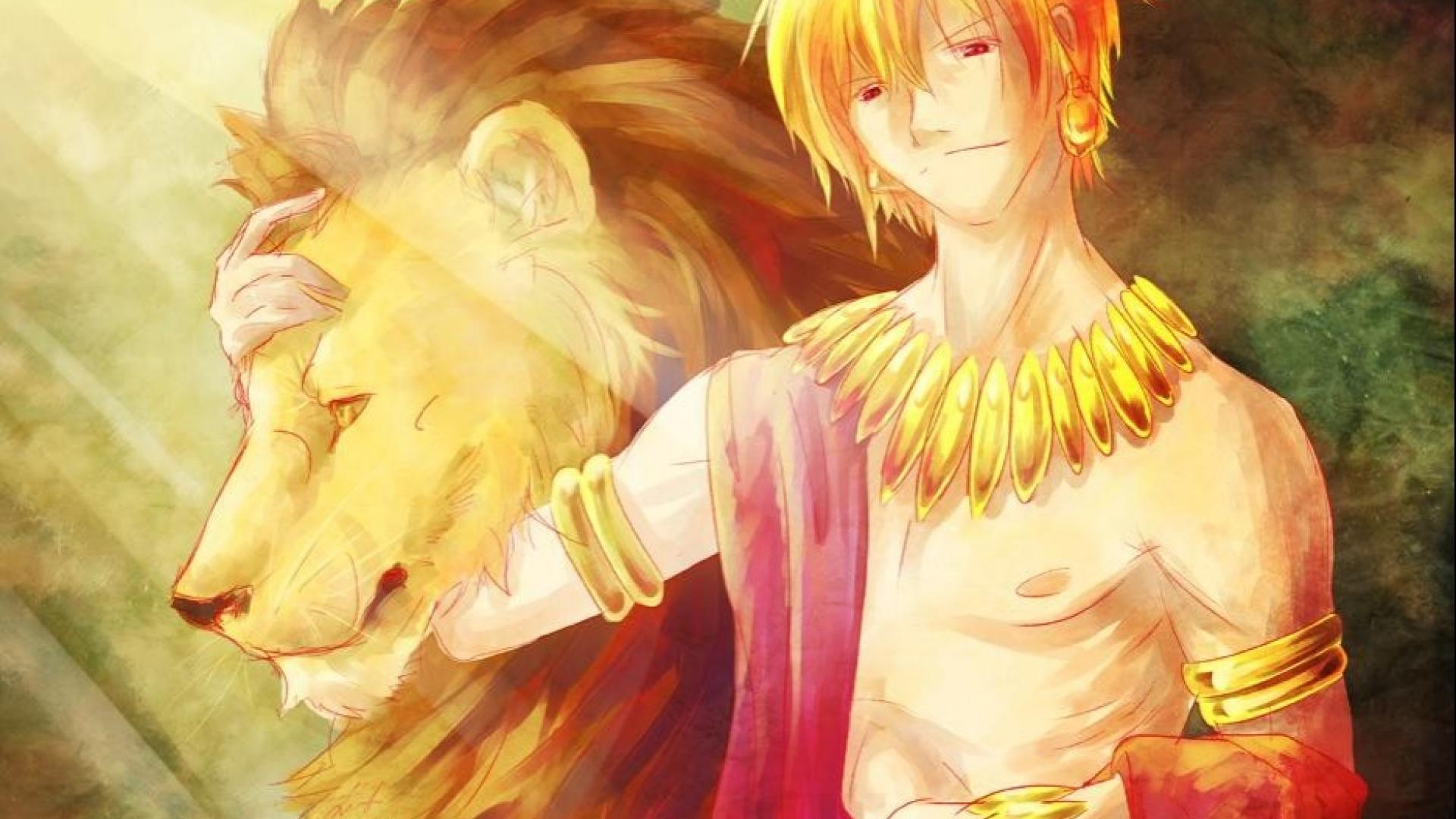 Gilgamesh anime boys lions fatezero fate series wallpaper