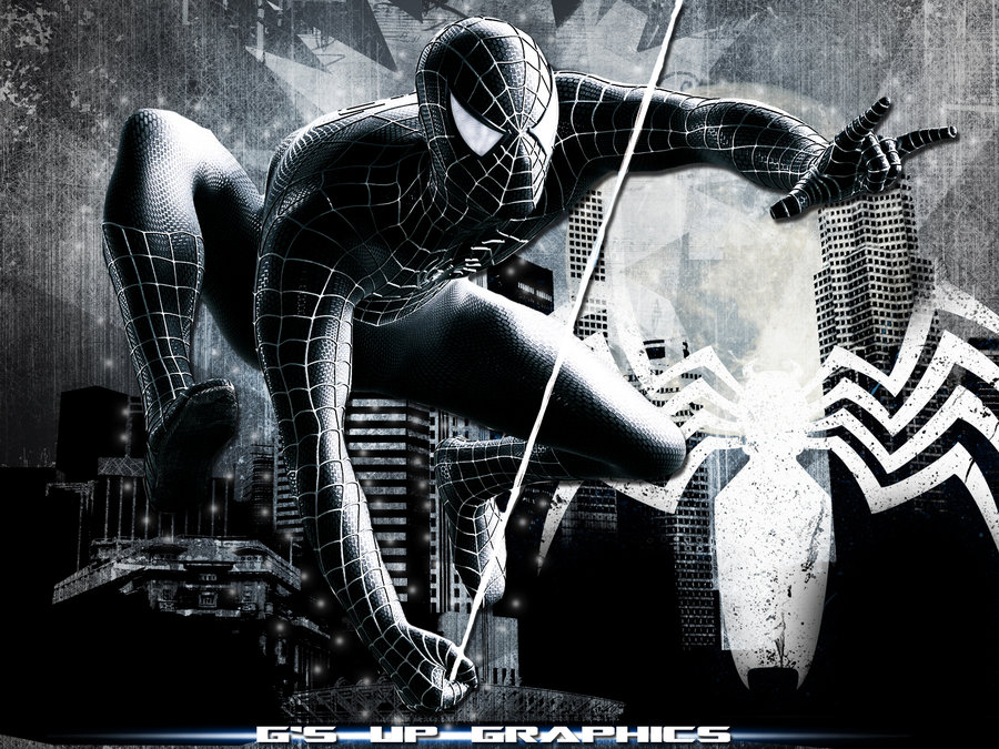 Black Spider Man Wallpaper By Gzupgraphics