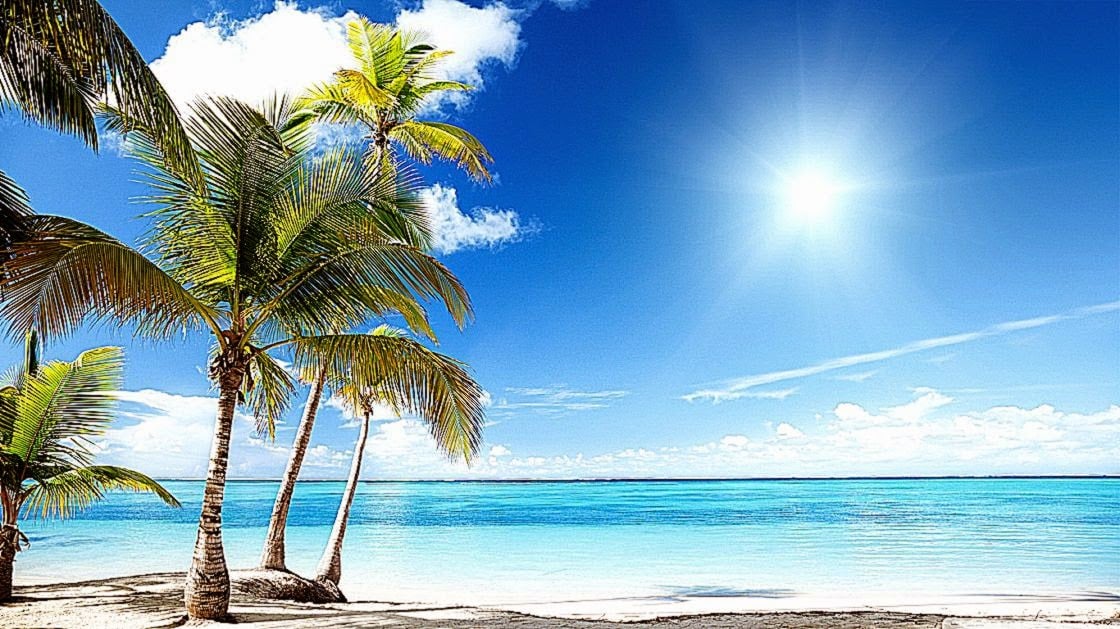 Tropical Beach Paradise Backgrounds Best HD Wallpapers