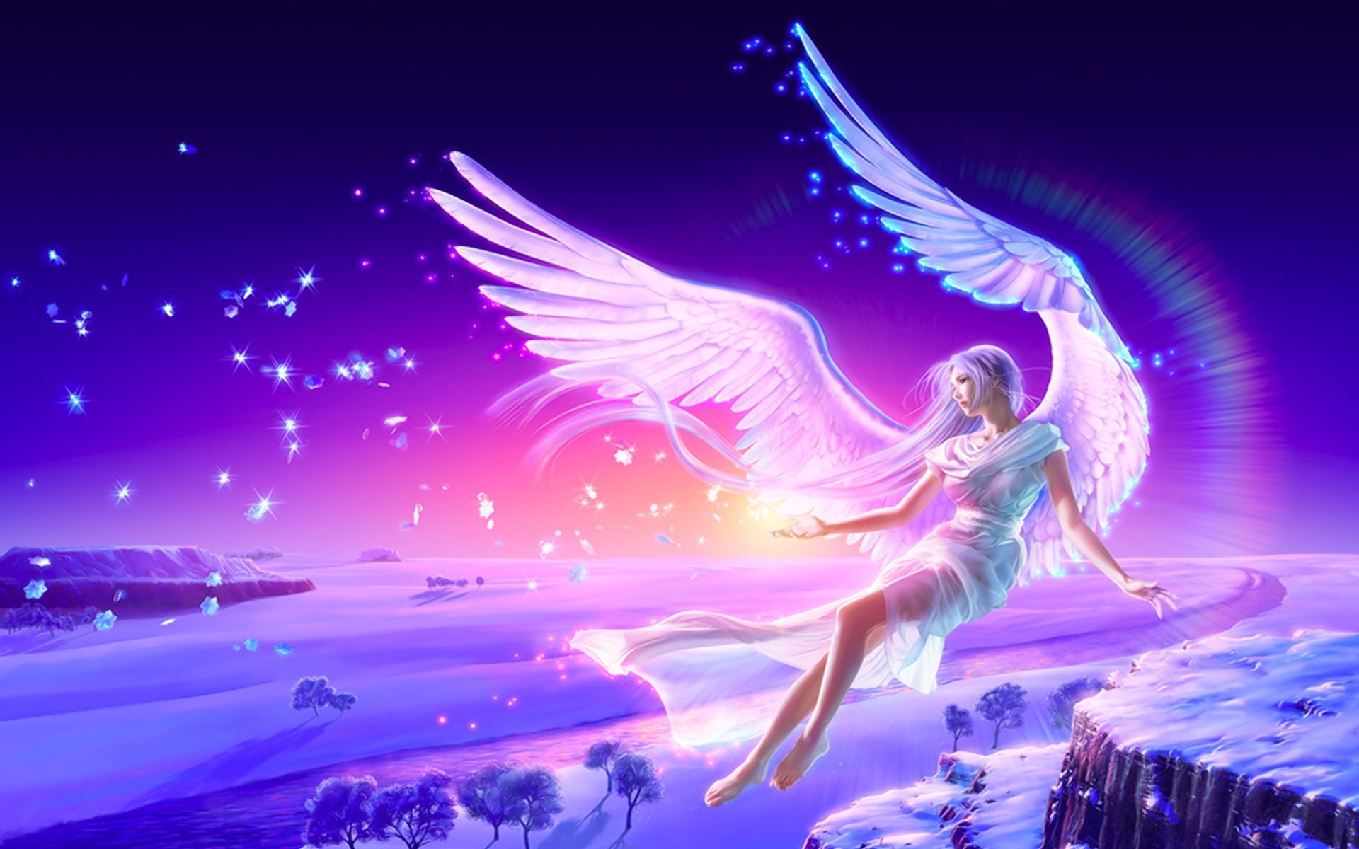 Heavenly Angels Desktop Wallpaper