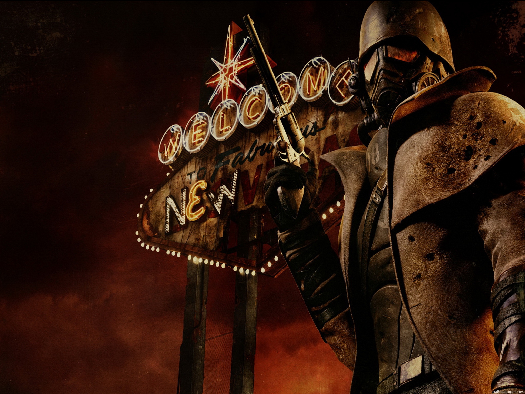 Fallout New Vegas iPad Wallpaper Games Background