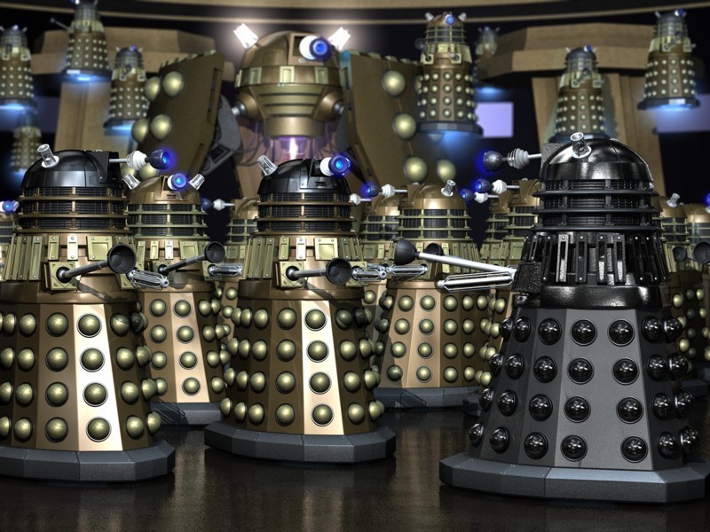 Daleks The Creatures Of Doctor Who Wallpaper