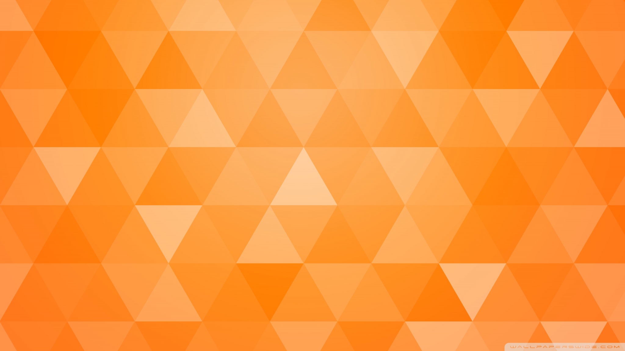 Orange Abstract Geometric Triangle Background Ultra HD Desktop