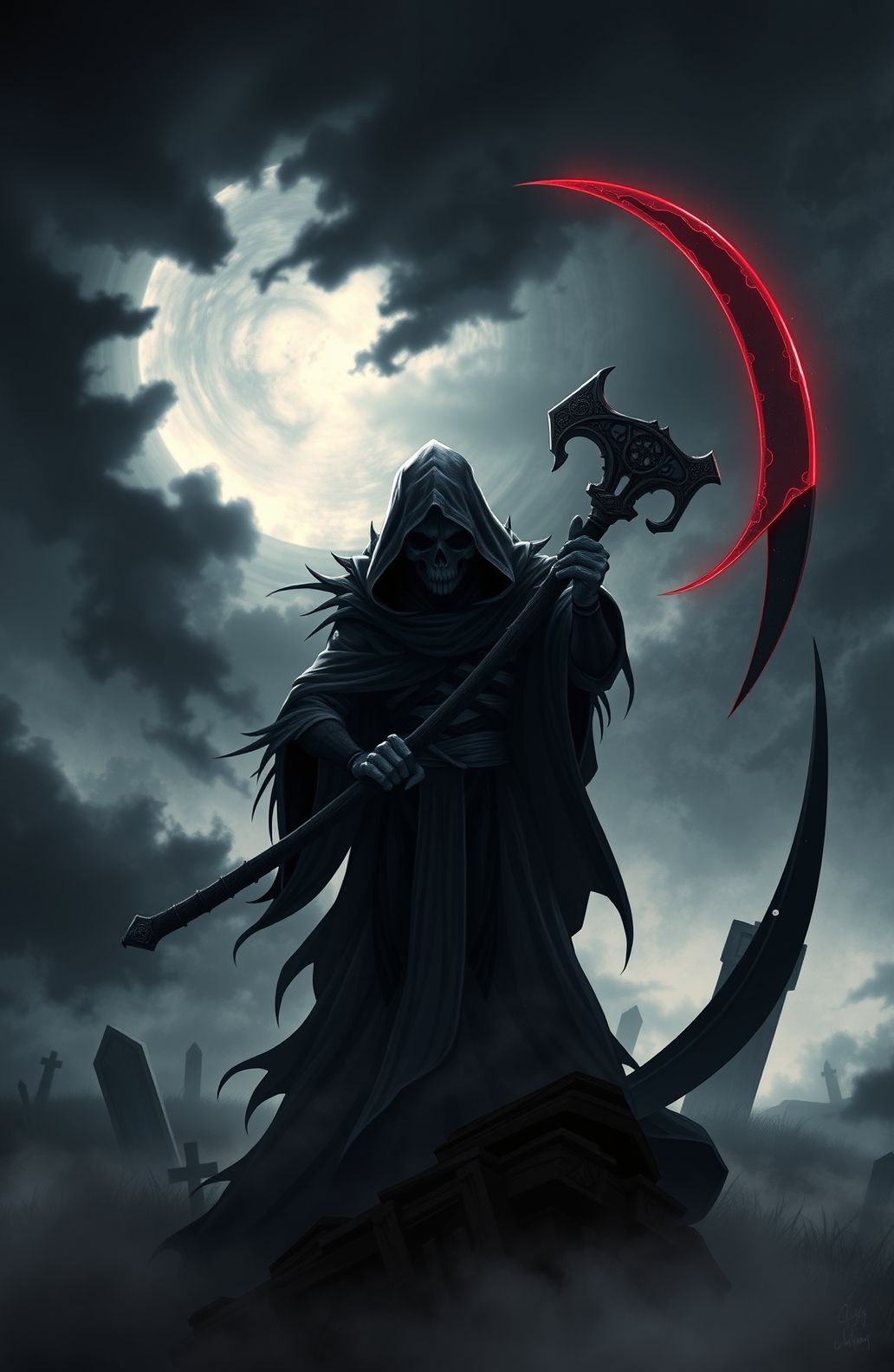 Badass Grim Reaper Wallpaper