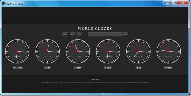 world clock for desktop windows 10