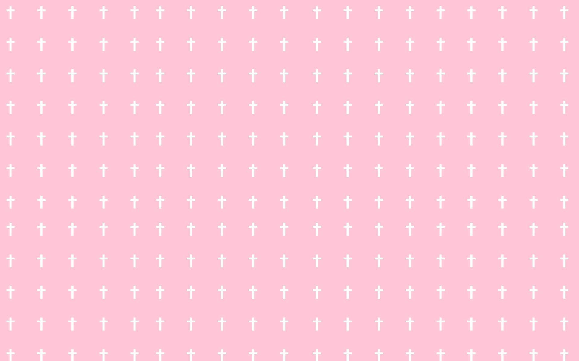 Cross Pattern Background Wallpaper