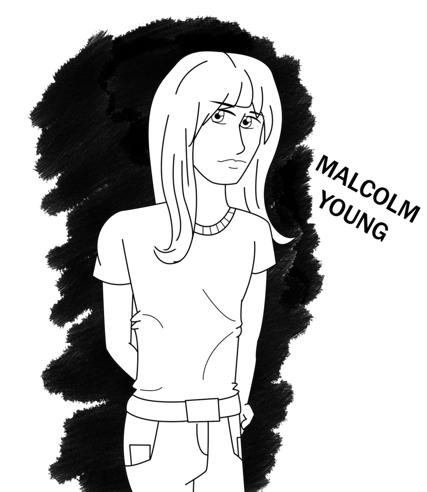 Malcolm Young By 15whynndweasel