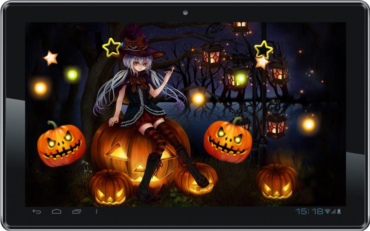Live Halloween Wallpaper Group Anime
