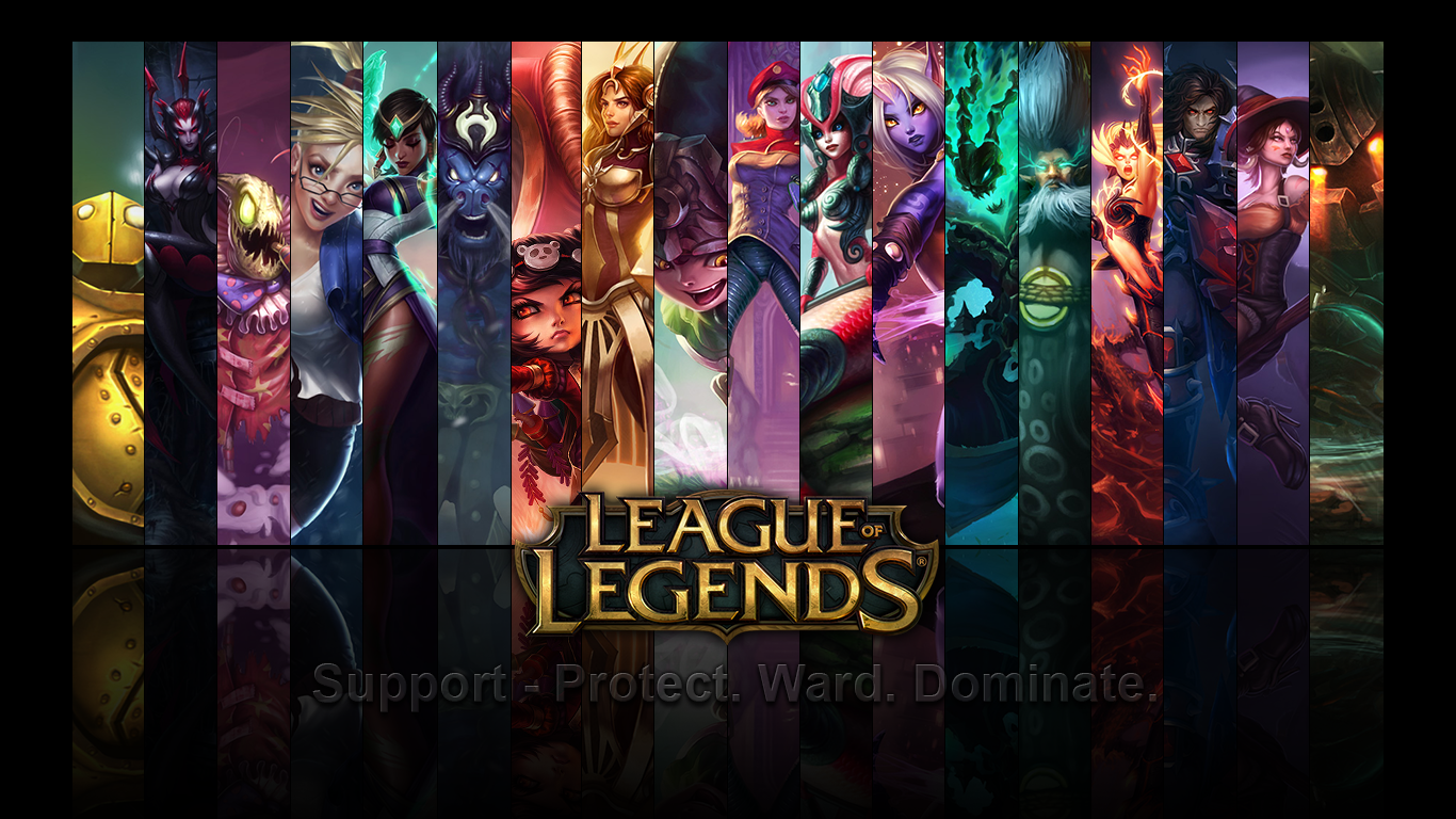 Wallpaper Support Undearth League of Legends by darklink175 on