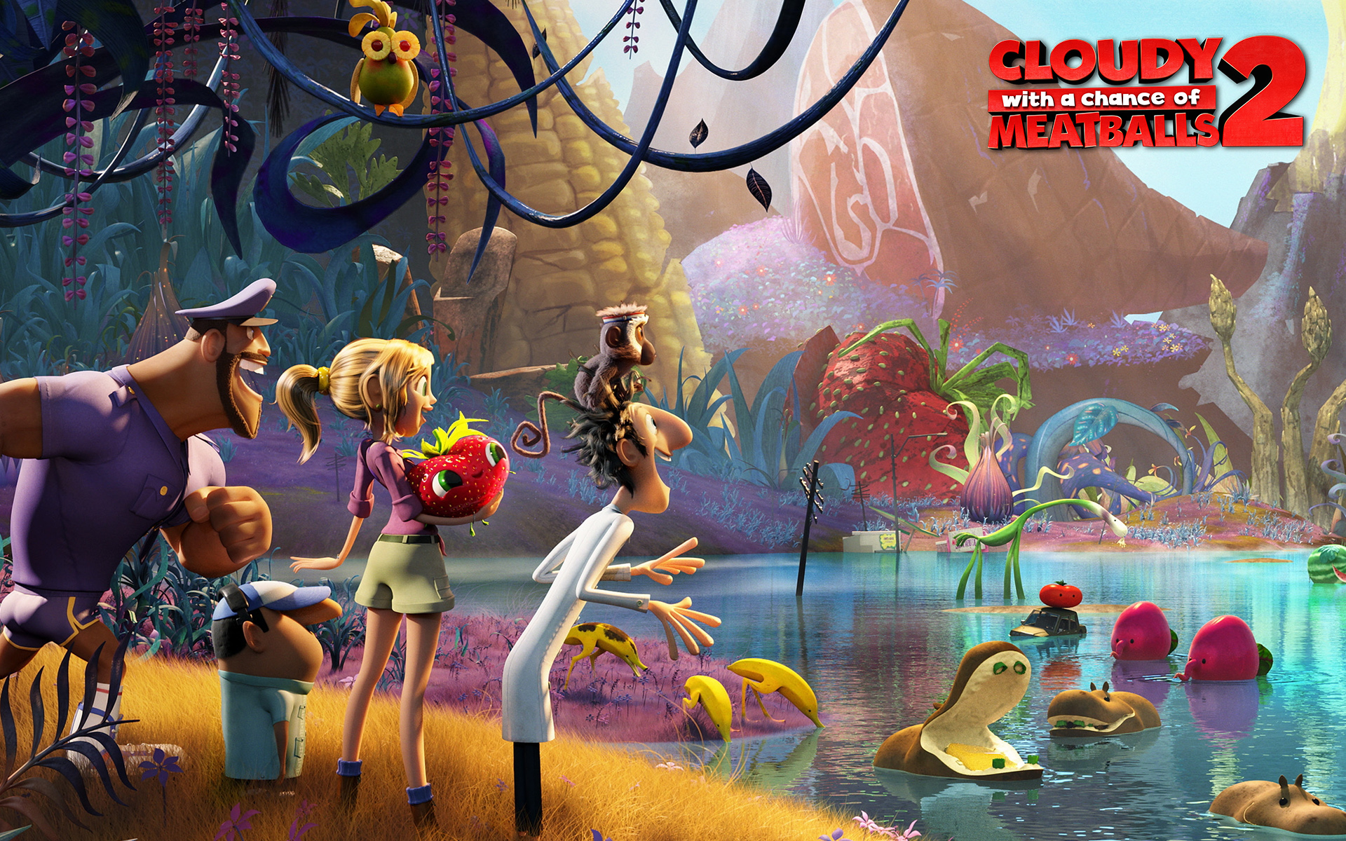 Cloudy With A Chance Of Meatballs Wallpaper X